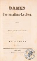 C. Herloßsohn, Damen Conversations-Lexicon. 10 Bde. Adorf 1846.