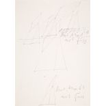 Joseph Beuys. Ohne Titel (But that's not fuss). 1974. Bleistift.