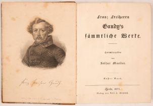 F. Gaudy, Sämmtliche Werke. 24 Bde. in 8 Bdn. Berlin 1844.