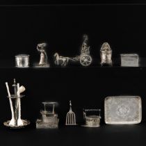 A Collection of Miniature Silver