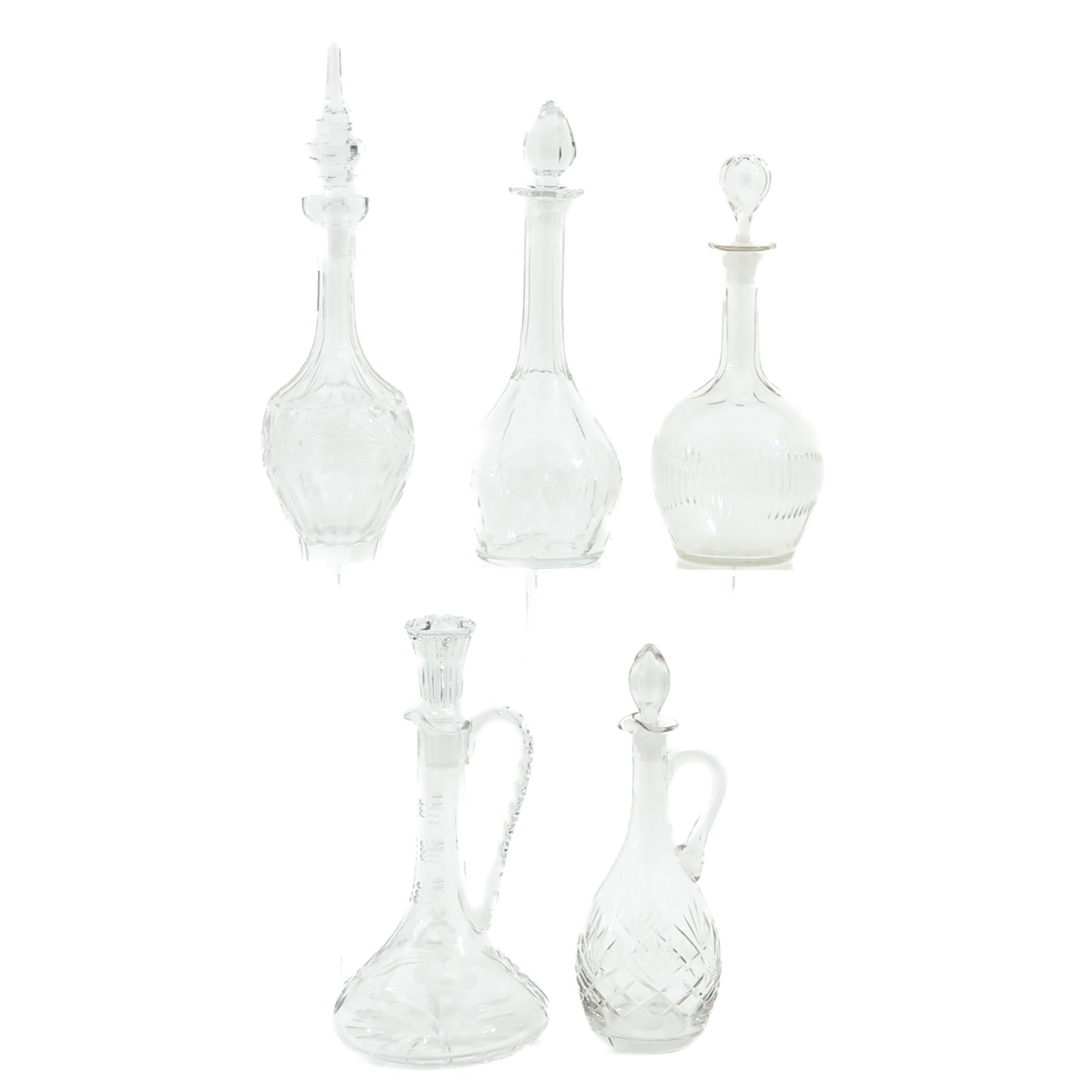 A Collection of Decanters