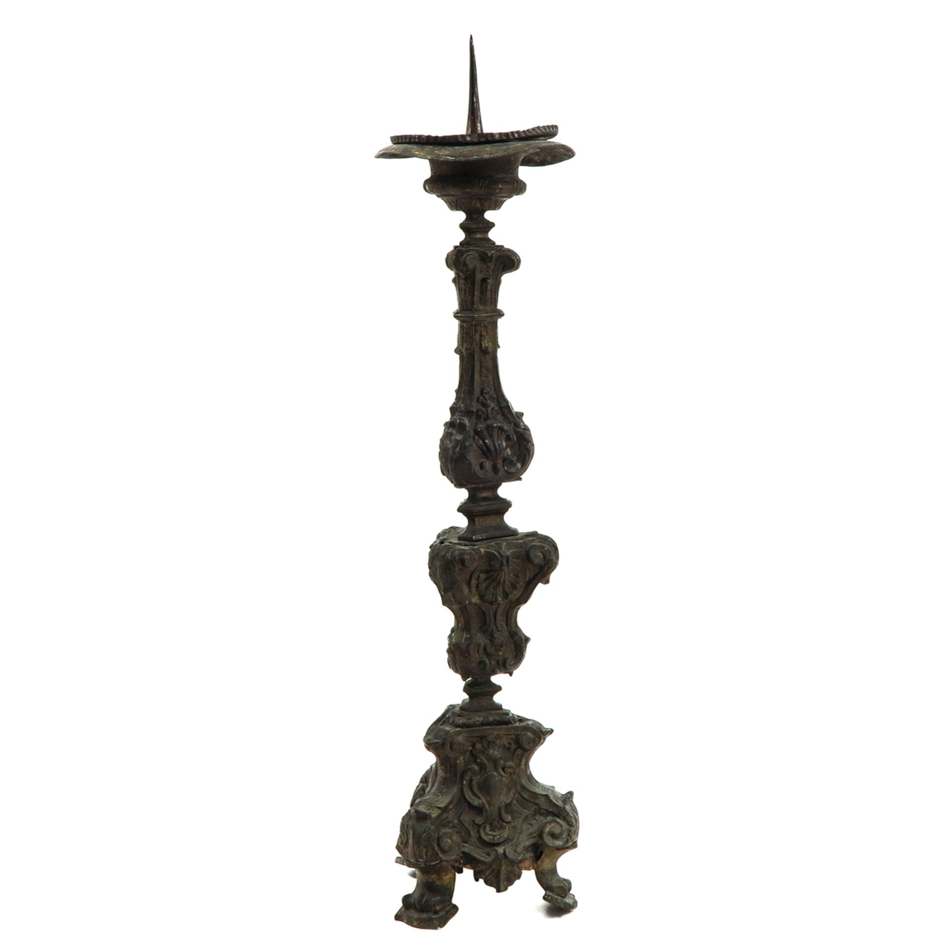 An 18th Century Candlestick - Image 2 of 7