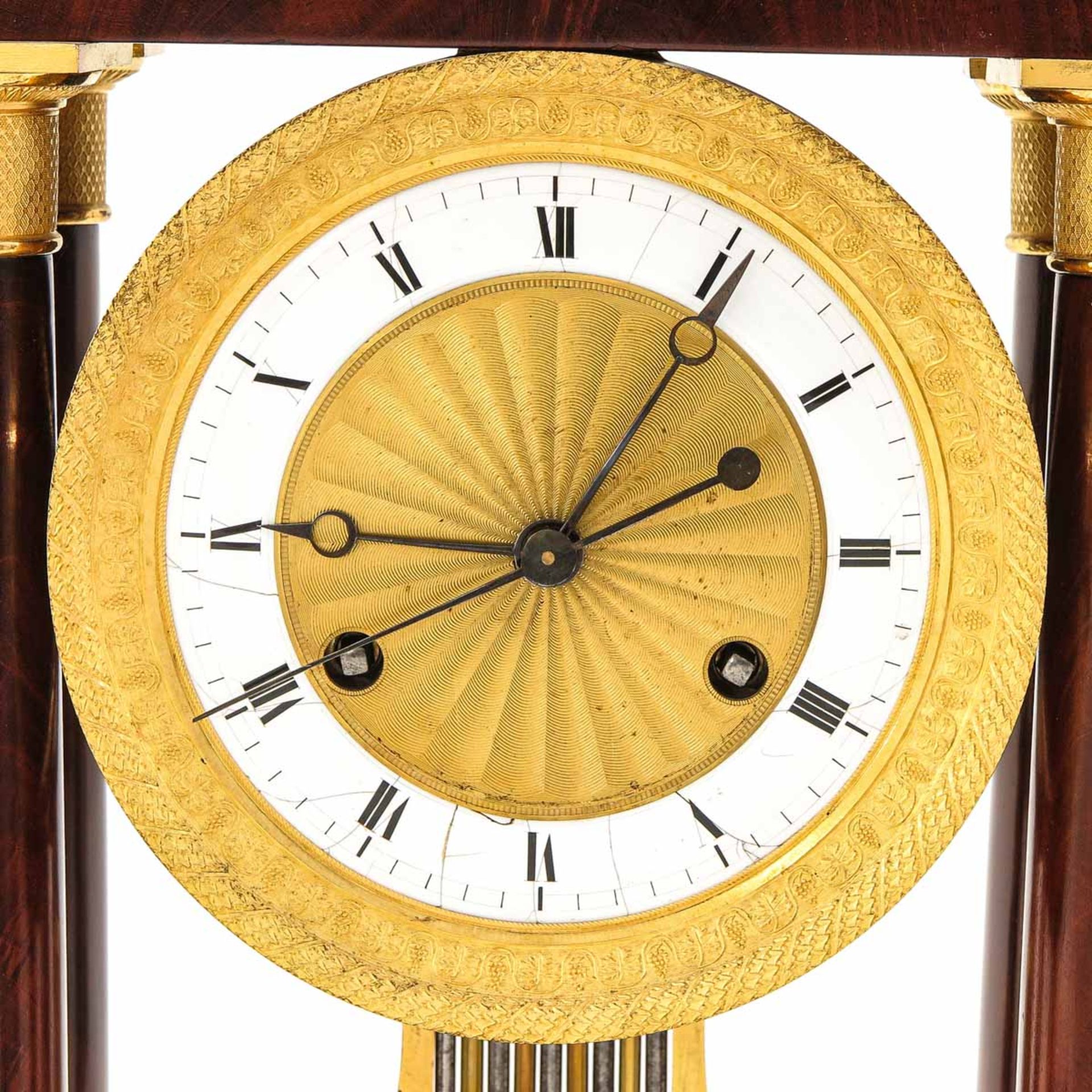 An Empire Portico Clock - Bild 6 aus 9