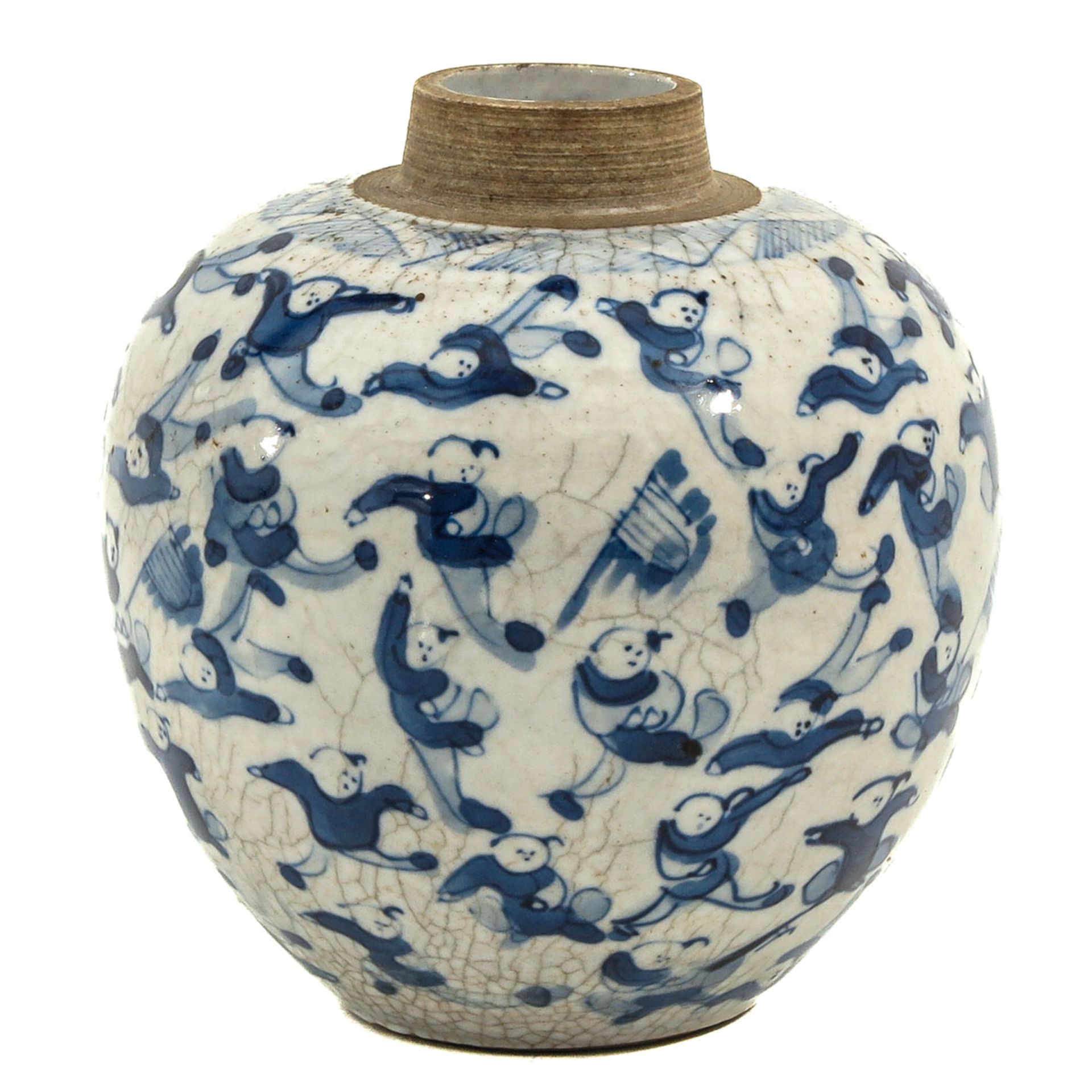 A Blue and White Jar