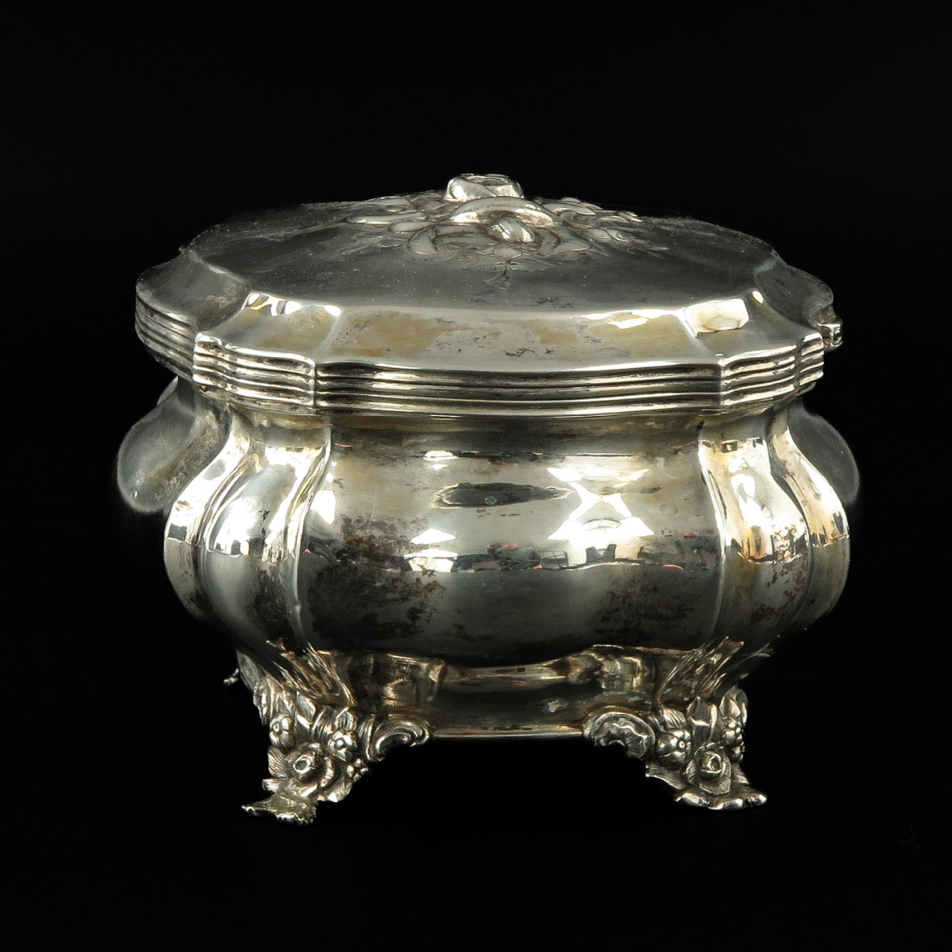 A Dutch Silver Cook Jar - Image 2 of 8