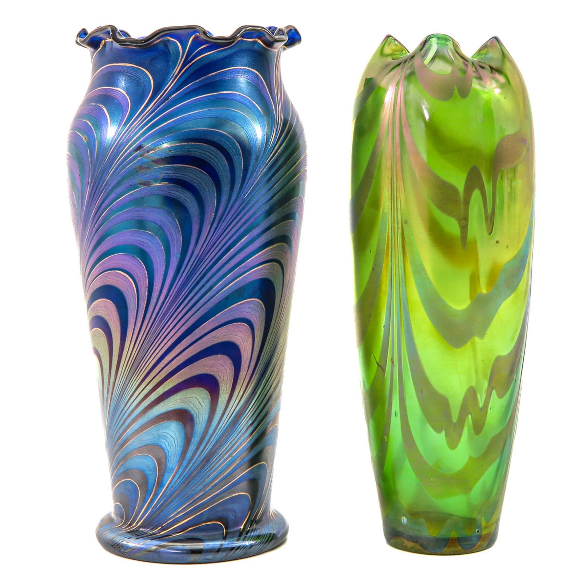 A Lot of 2 Vases - Image 3 of 8