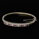 A 14KG Ruby and Diamond Bracelet