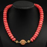 A Red Coral Necklace