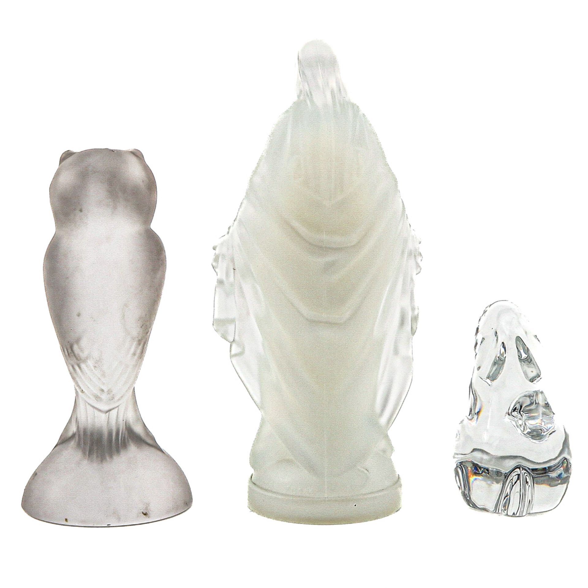A Collection of 3 Glass Sculptures - Image 3 of 9