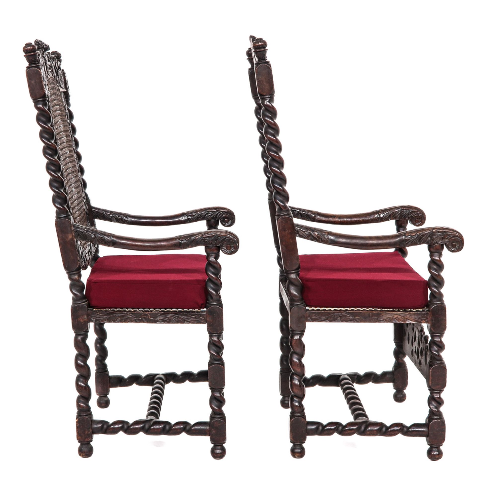 A Pair of William and Mary Chairs - Image 4 of 10
