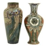 A Lot of 2 Zuid Holland Vases