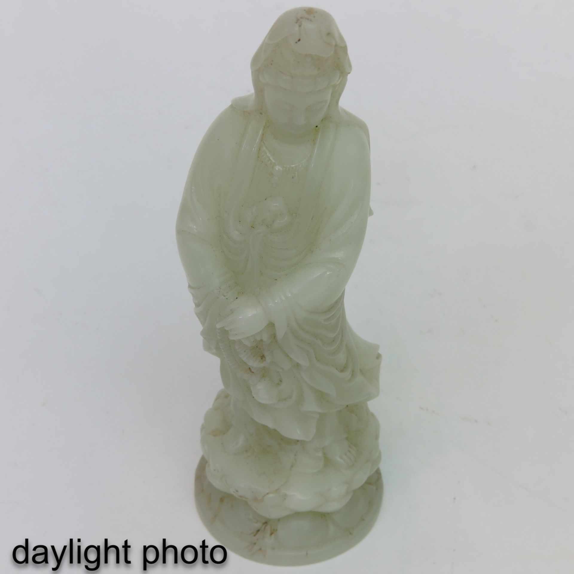 A Carved Quanyin Sculpture - Image 9 of 9