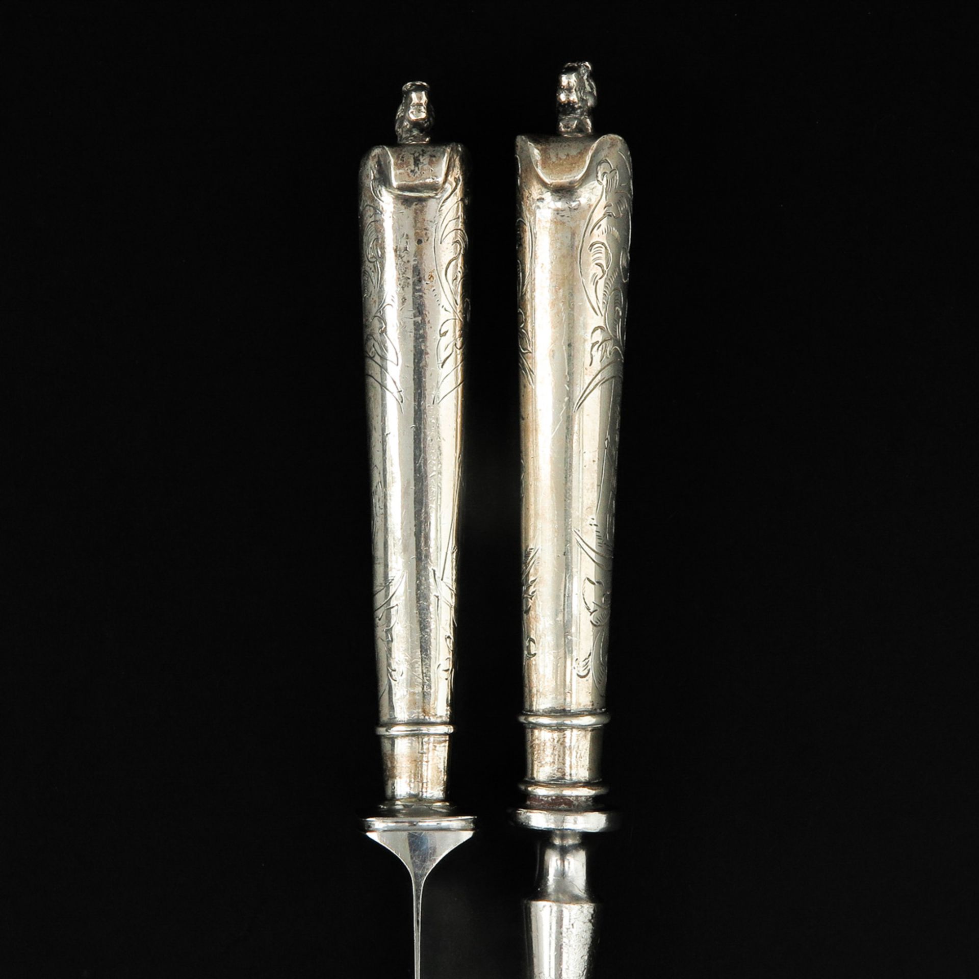 A 19th Century Dutch Cutlery Set - Image 3 of 7