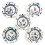 A Series of 5 Imari Bowls