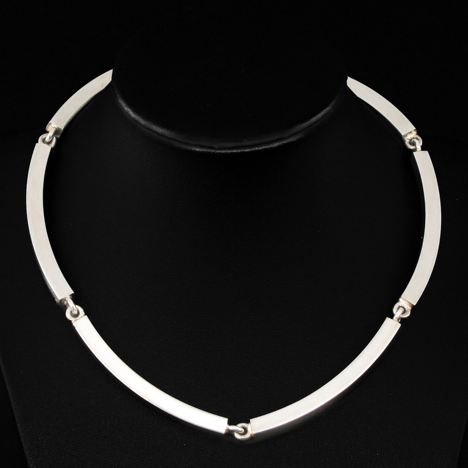 A Hans Hansen Silver Necklace