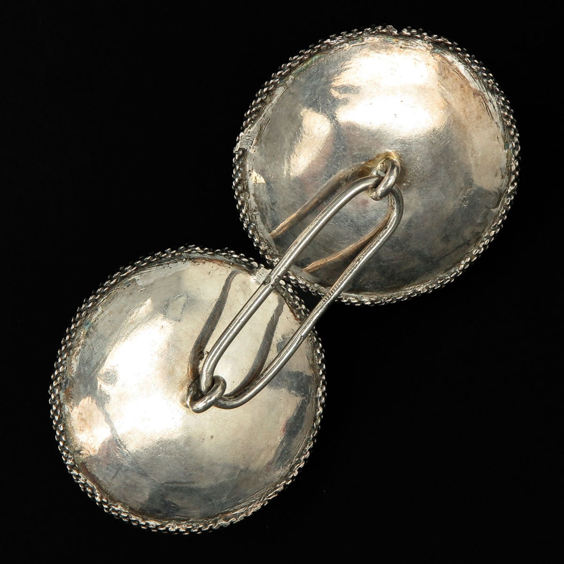 A Pair of Silver Broekstukken - Image 2 of 3