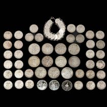 A Collection of Silver Coins