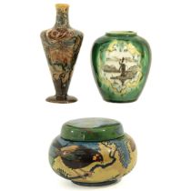 A Collection of Rozenburg Pottery