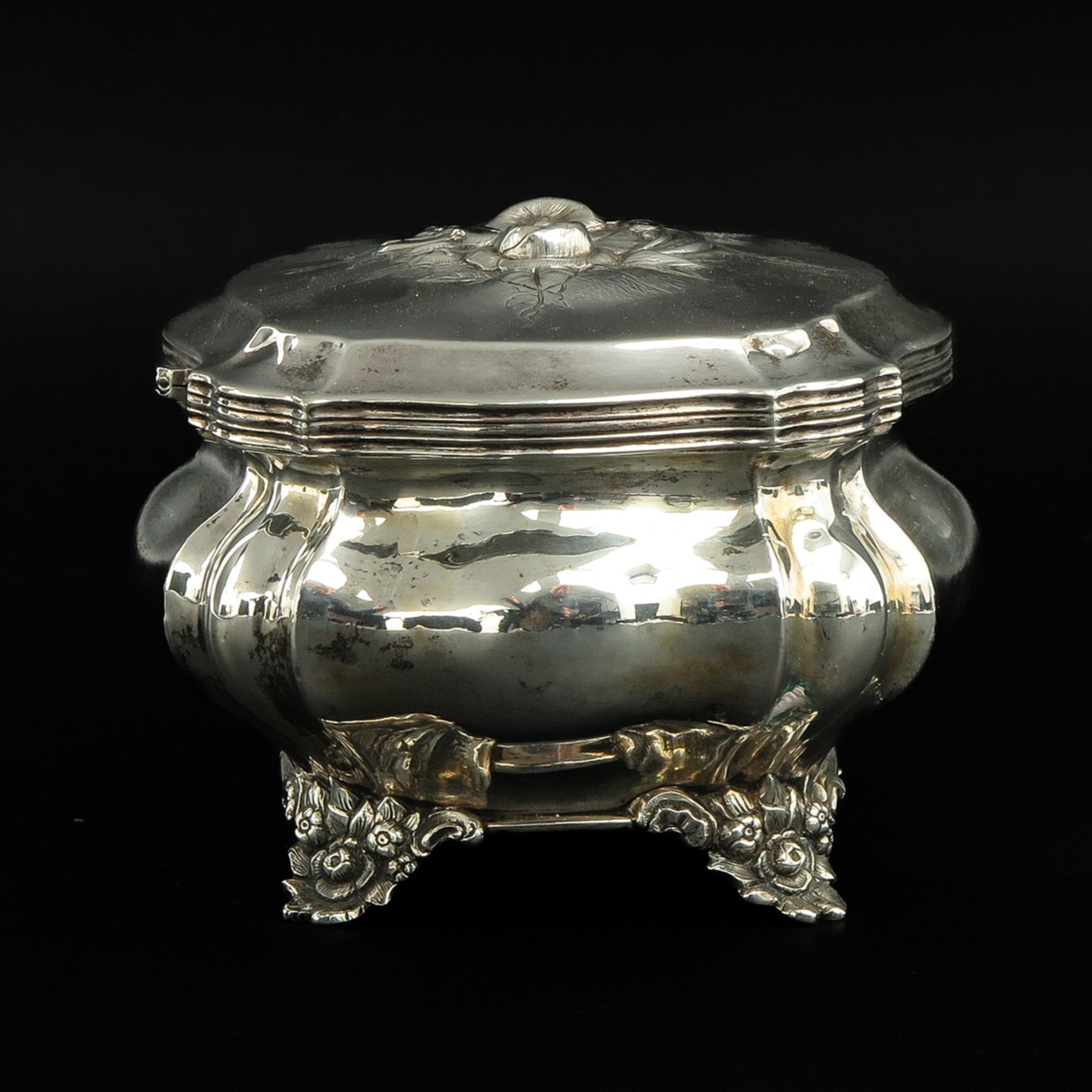 A Dutch Silver Cook Jar - Image 4 of 8