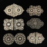 A Collection of Silver Buckles