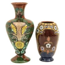 A Lot of 2 Pottery Vases