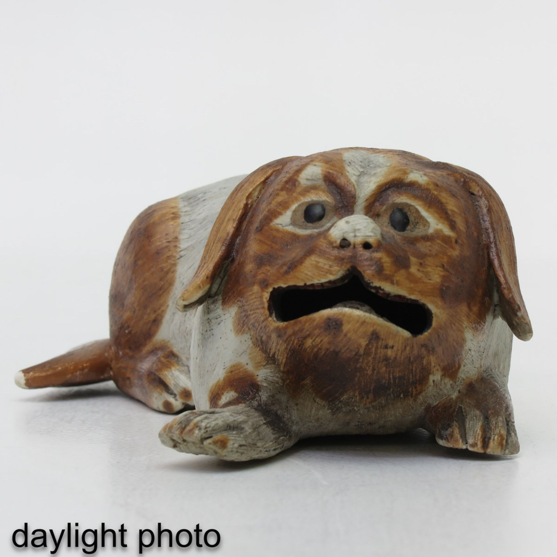 A Pair of Chinese Pug Sculptures - Image 9 of 10