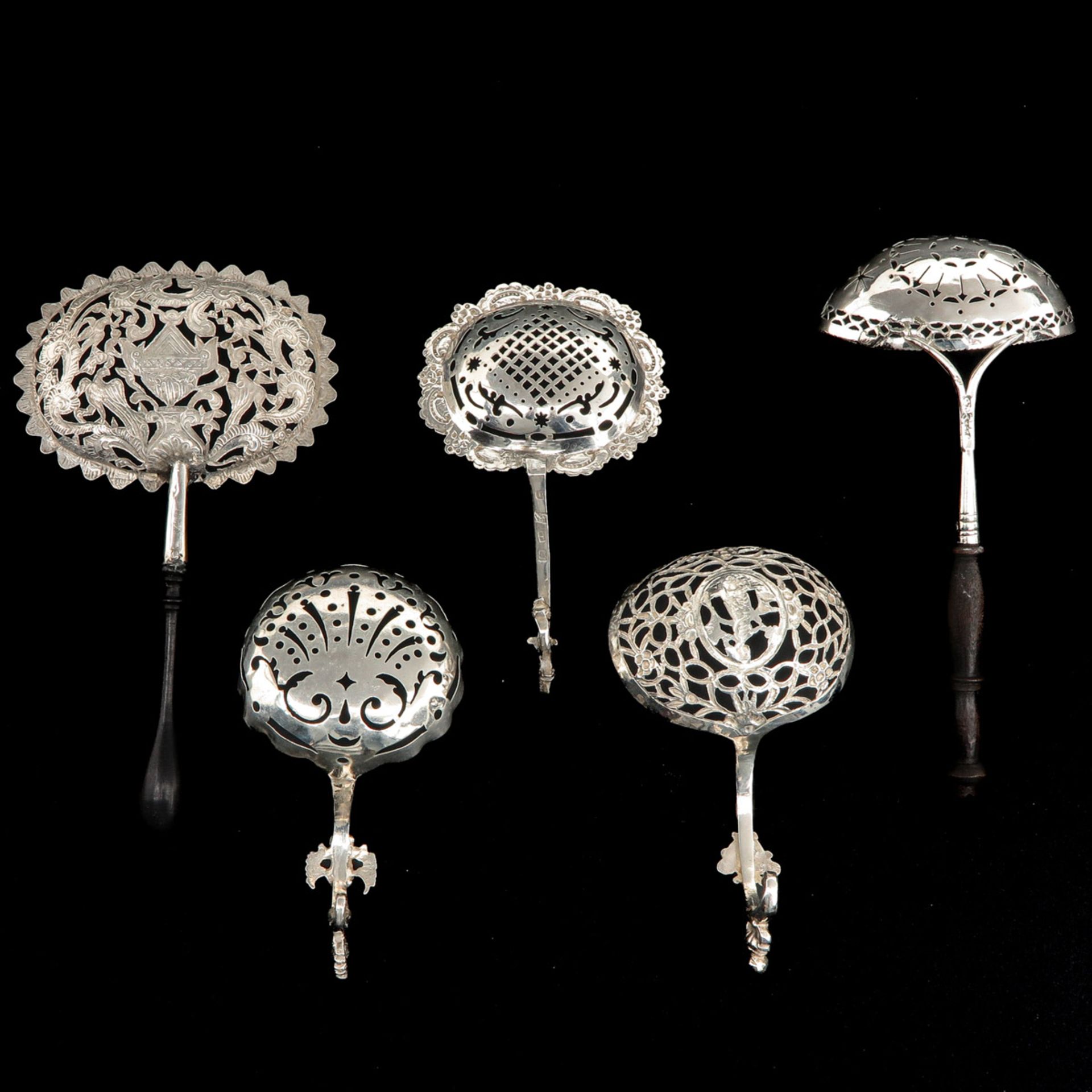A Collection of 5 Silver Spreaders - Bild 2 aus 8
