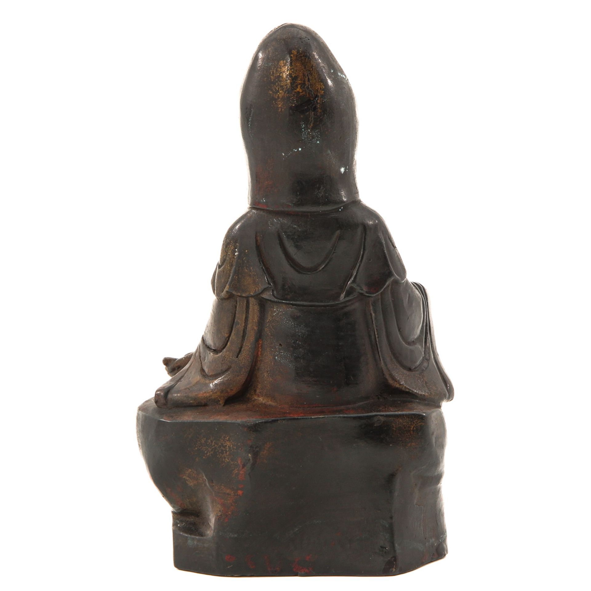 A Bronze Quanyin Sculpture - Image 3 of 9