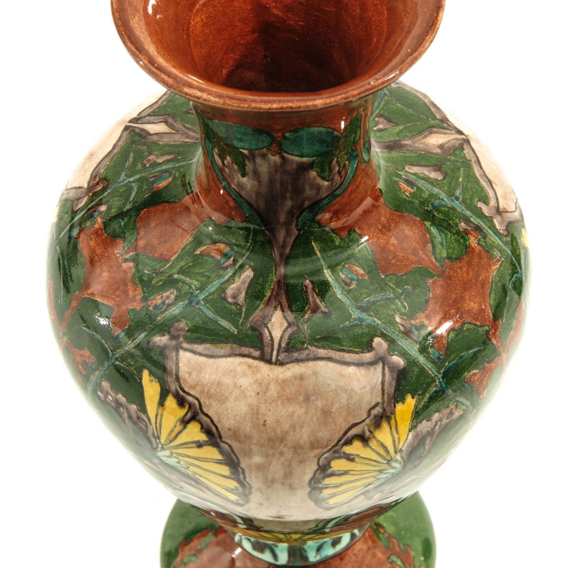 A Lot of 2 Pottery Vases - Bild 9 aus 10