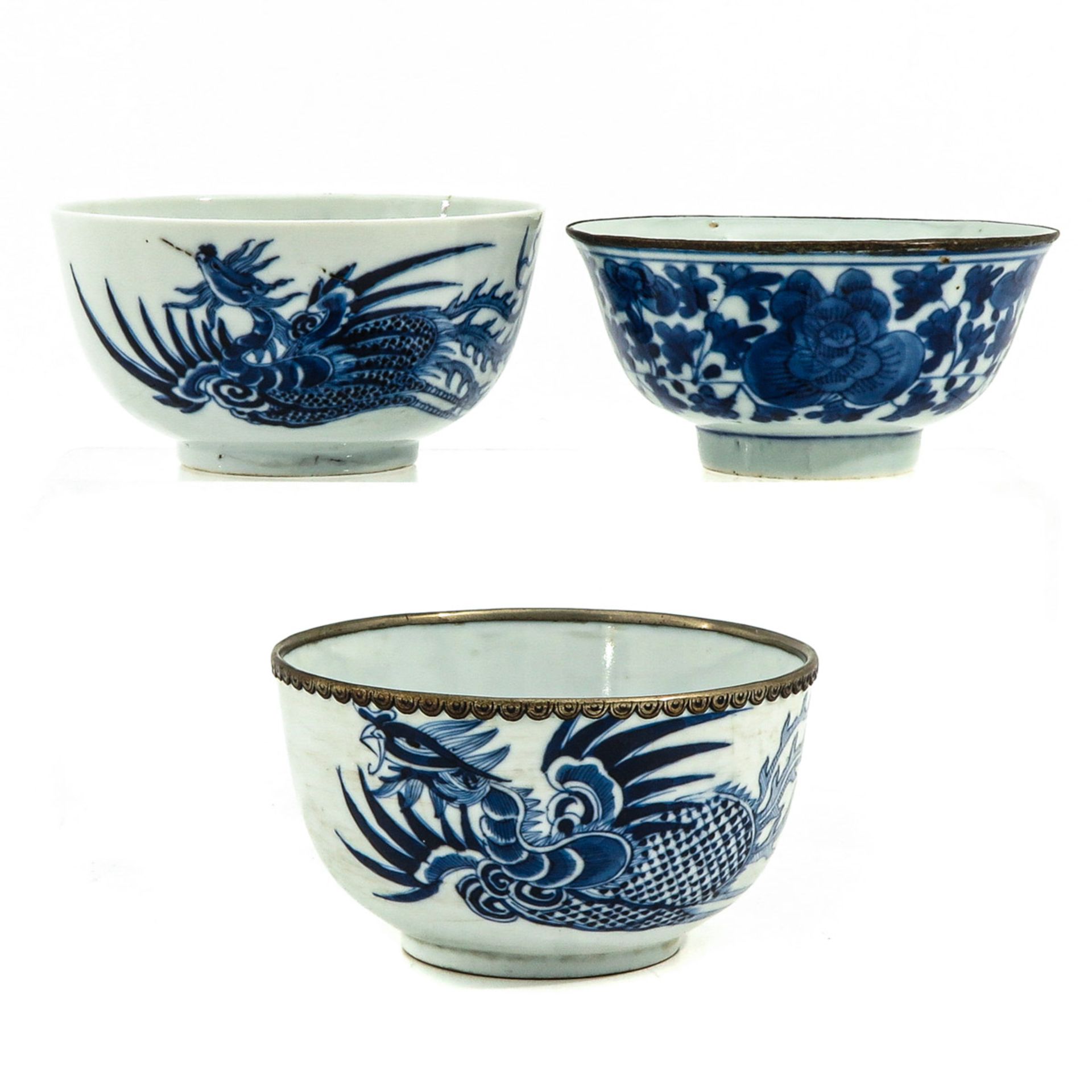 A Collection of Bleu de Hu Porcelain