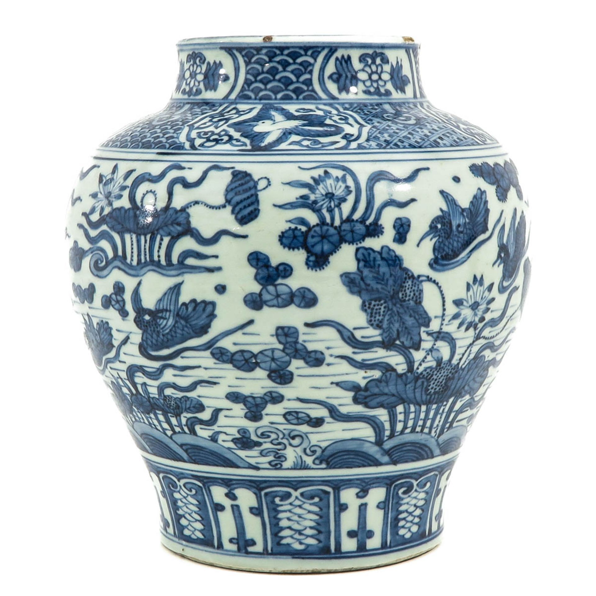 A Blue and White Jar - Image 3 of 9