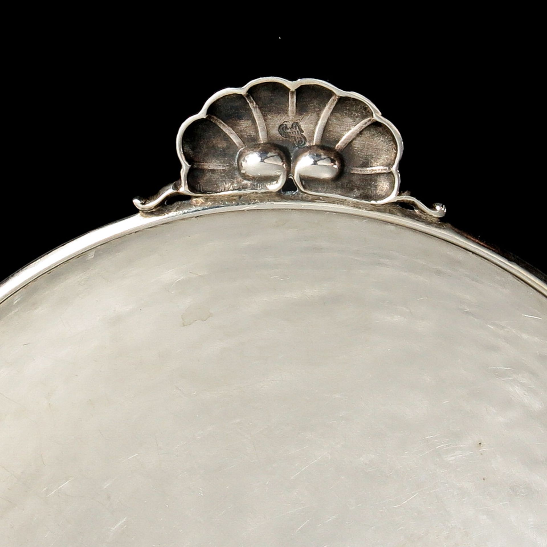 A Series of 12 Silver Georg Jensen Plates - Image 3 of 5