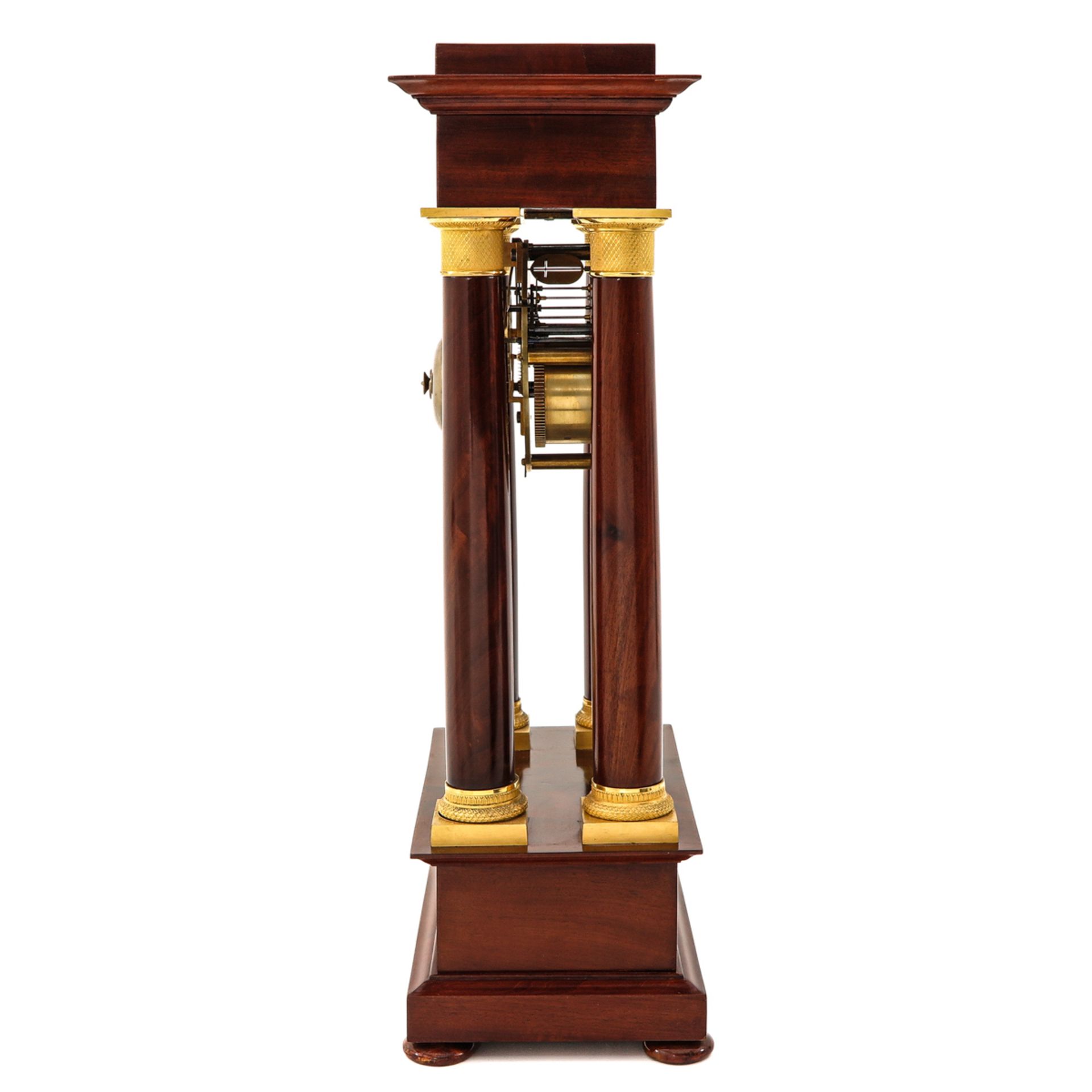 An Empire Portico Clock - Bild 4 aus 9