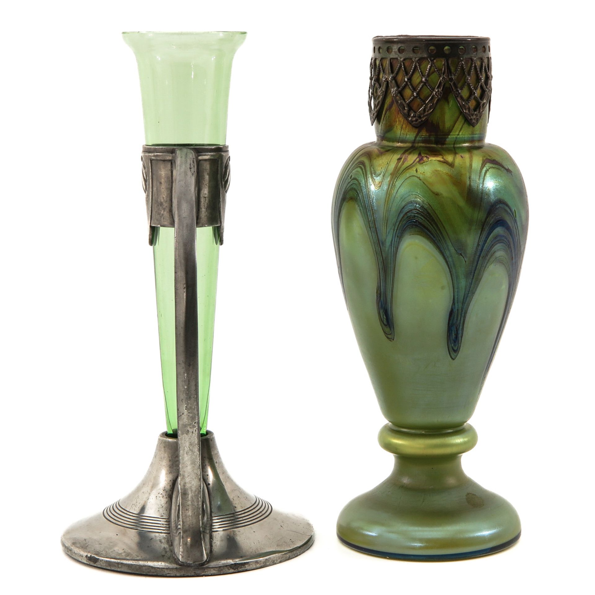 A Lot of 2 Vases - Image 2 of 10