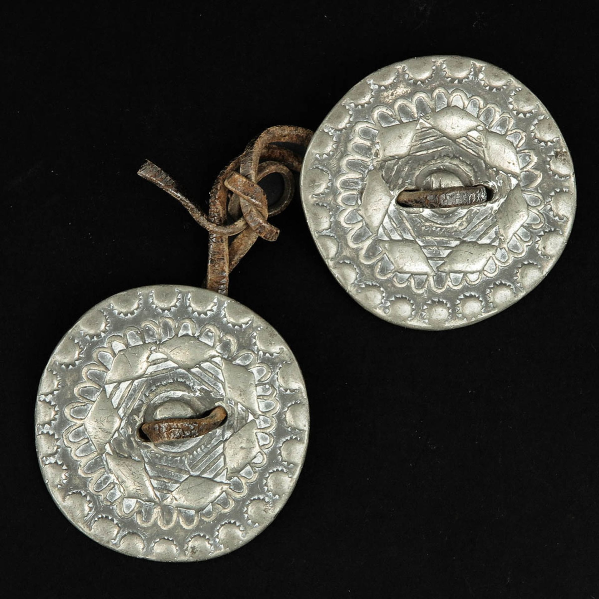 A Pair of 19th Century Pewter Broekstukken