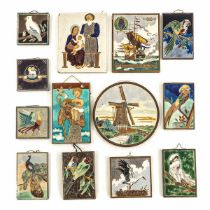 A Collection of 13 Westraven Utrecht Tiles