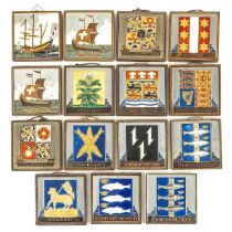 A Collection of 15 Westraven Utrecht Tiles