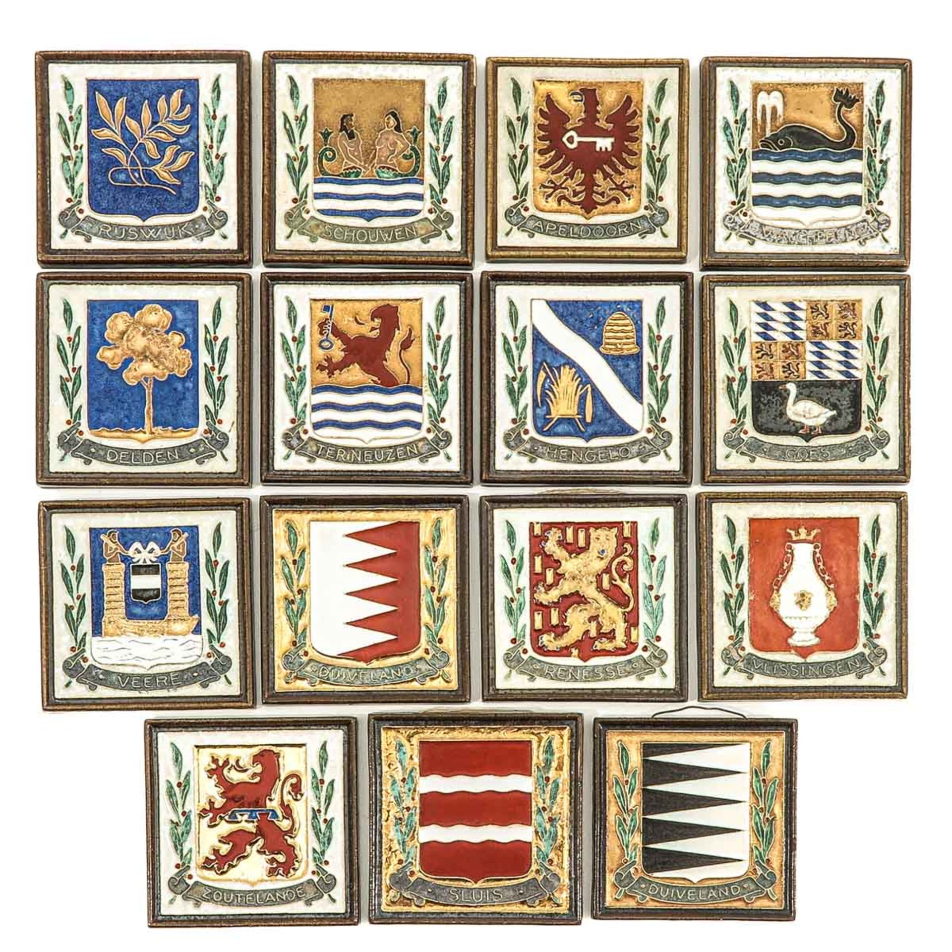 A Collection of 15 Tiles