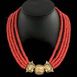 A Red Coral Necklace