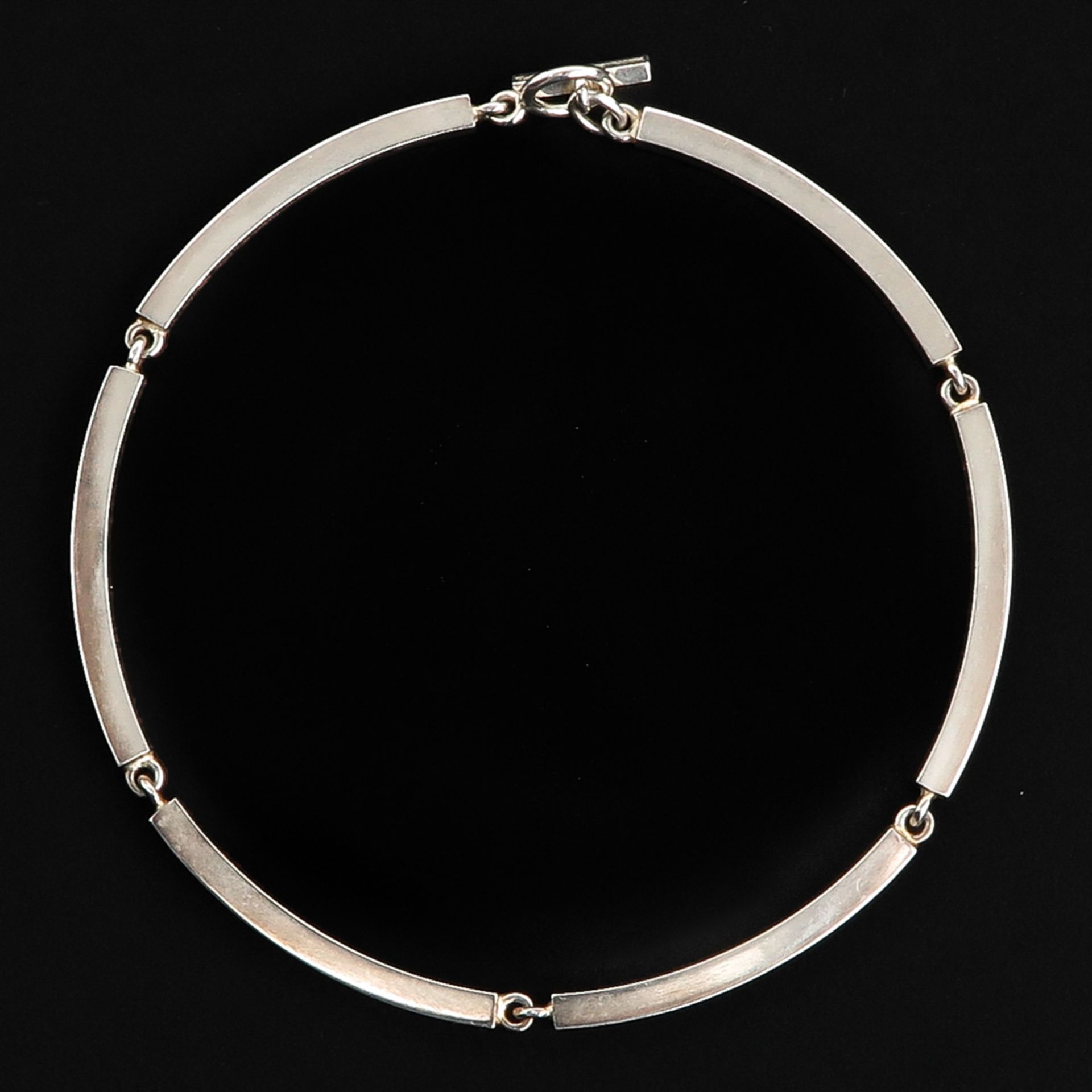 A Hans Hansen Silver Necklace - Image 3 of 4