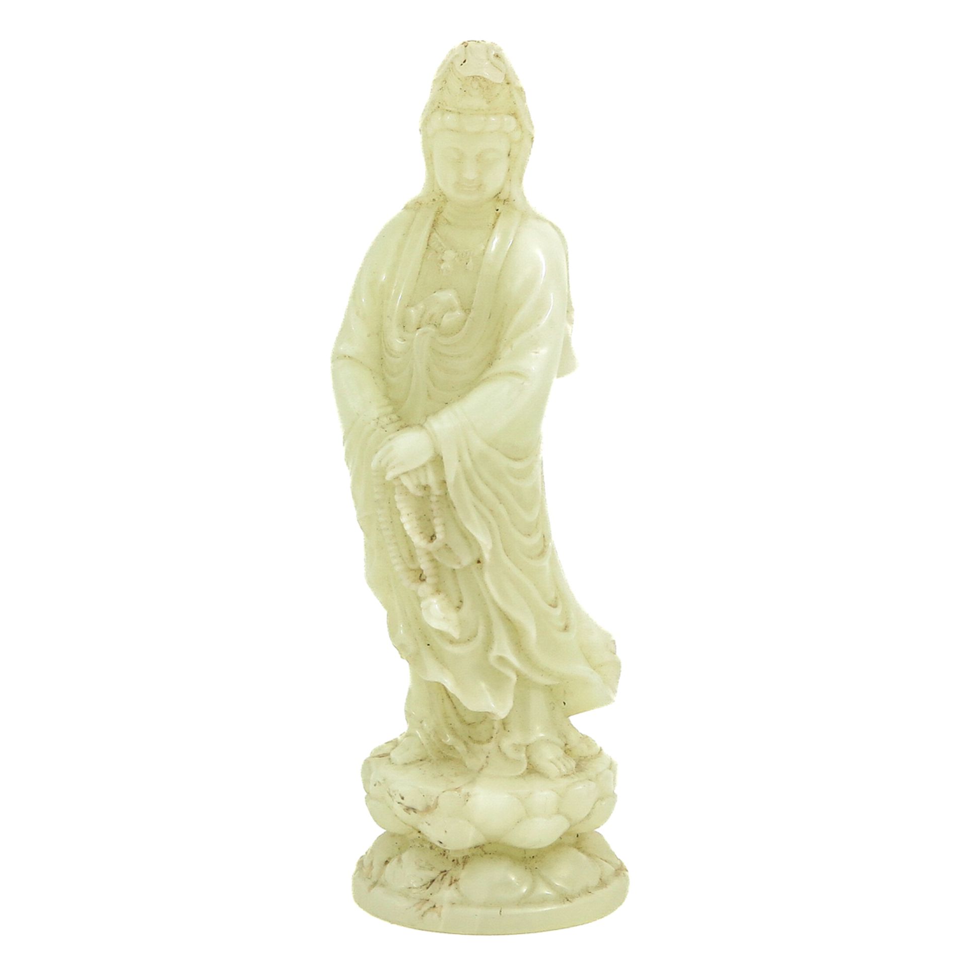 A Carved Quanyin Sculpture