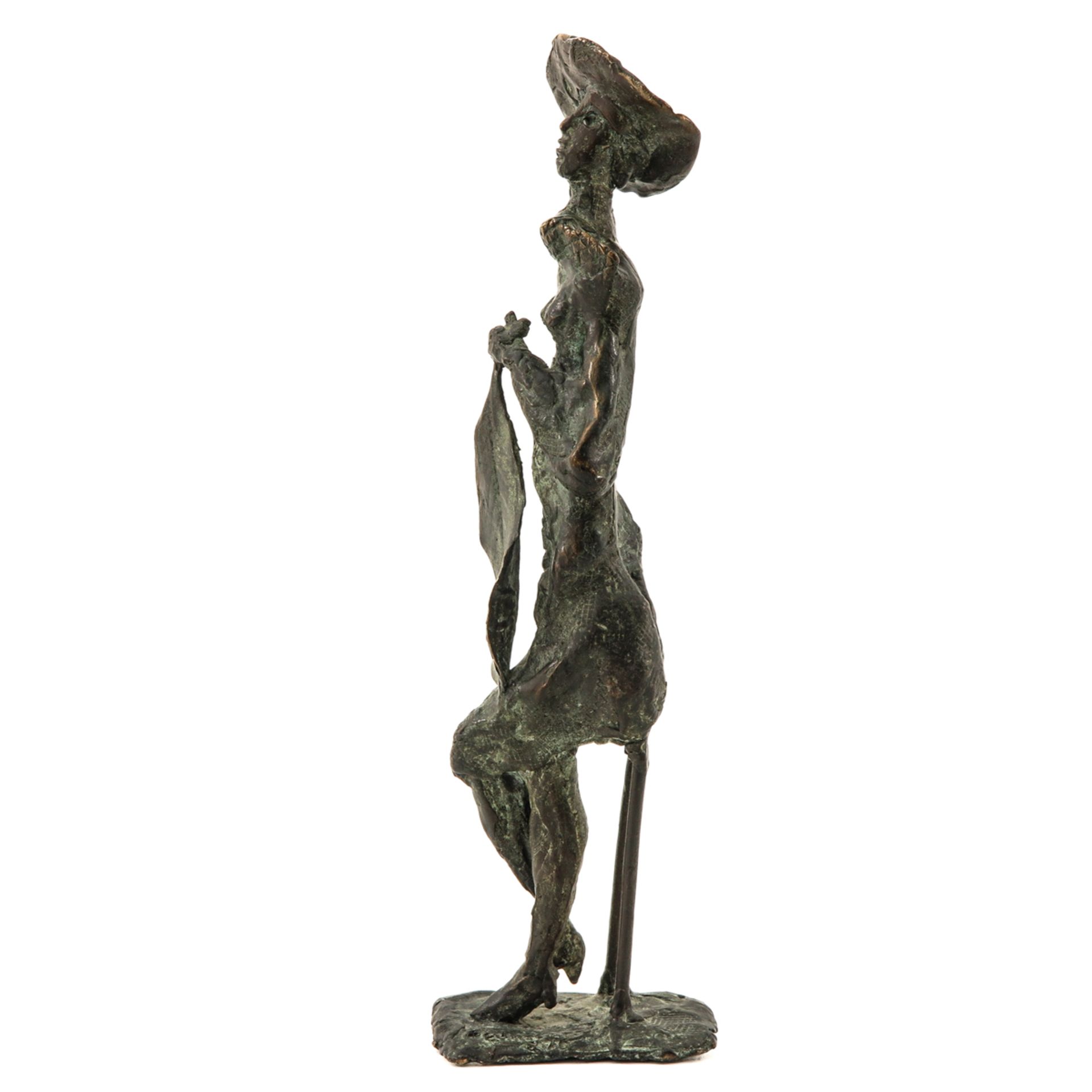 A Signed Bronze Sculpture - Image 2 of 9