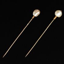 A Pair of Pearl Pins