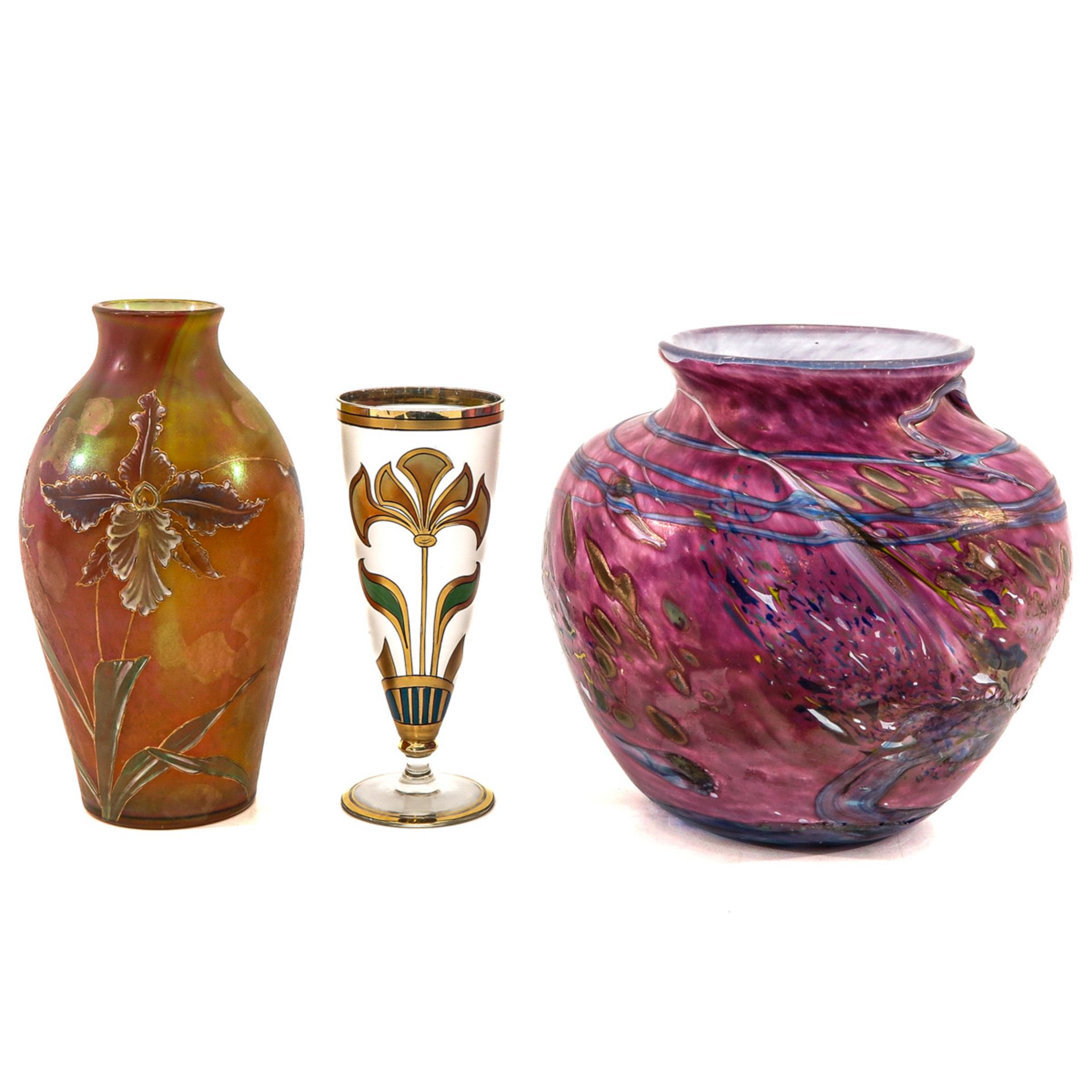 A Collection of 3 Vases