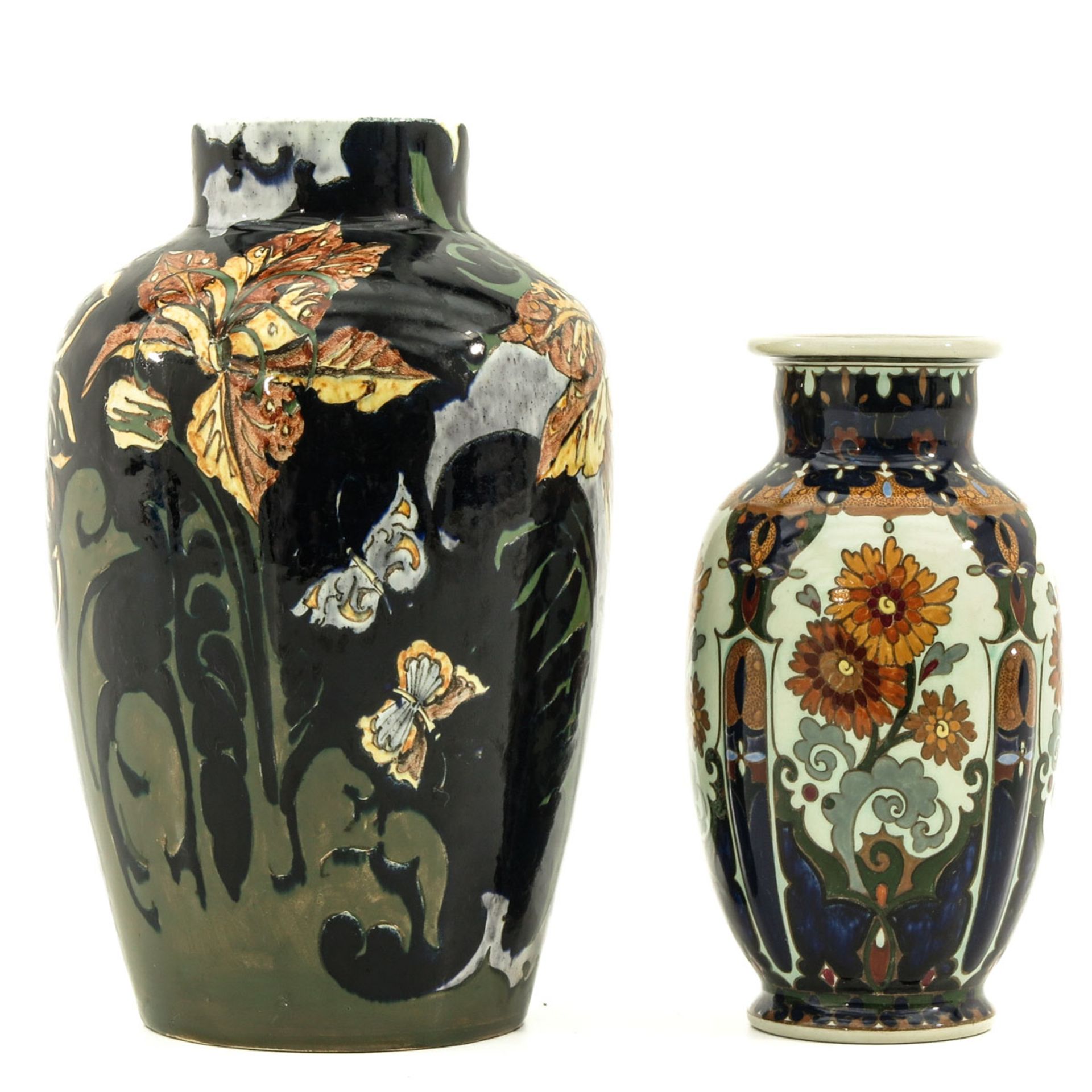 A Lot of 2 Rozenburg Vases - Bild 4 aus 10