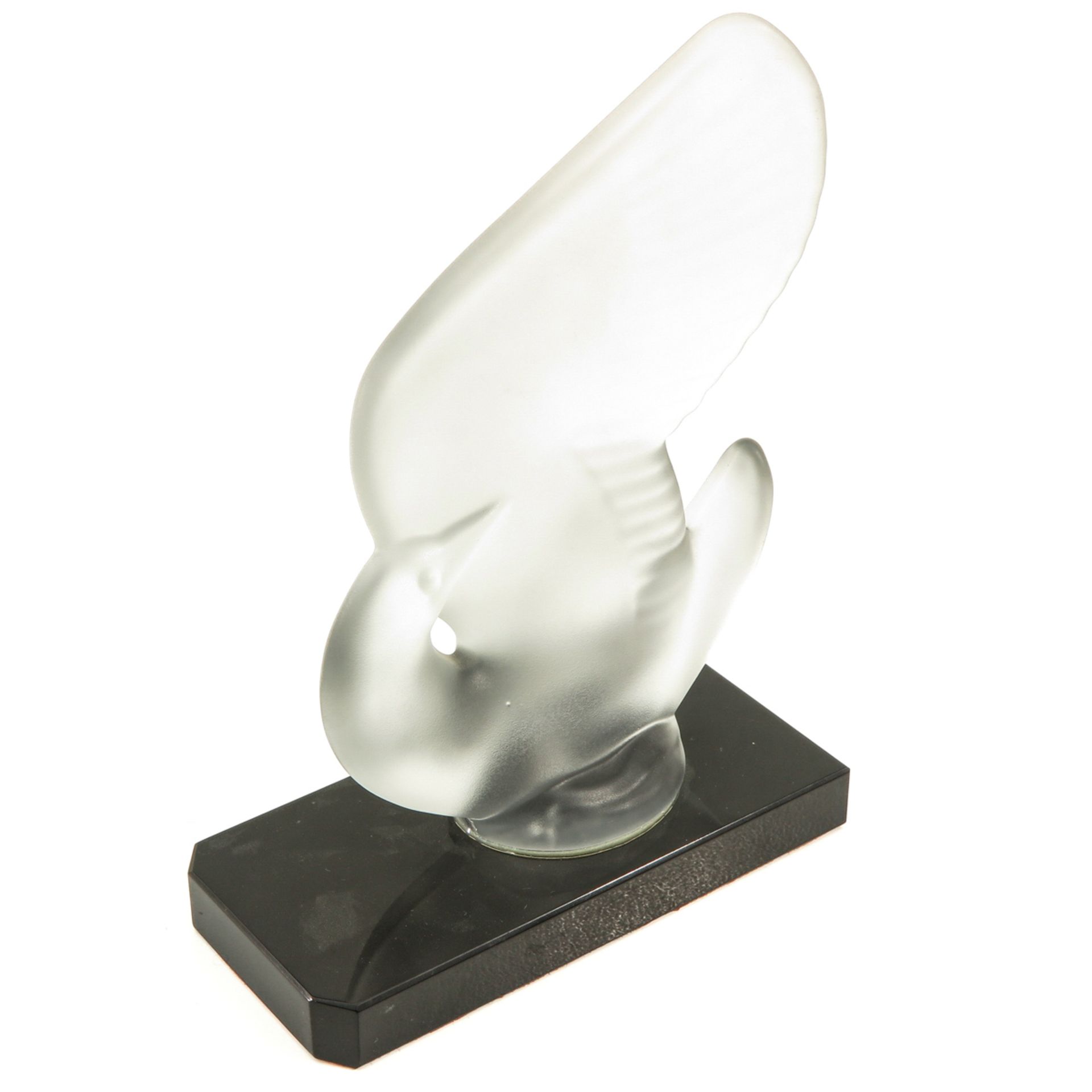 A Crystal Sculpture on Marble Base - Image 7 of 8