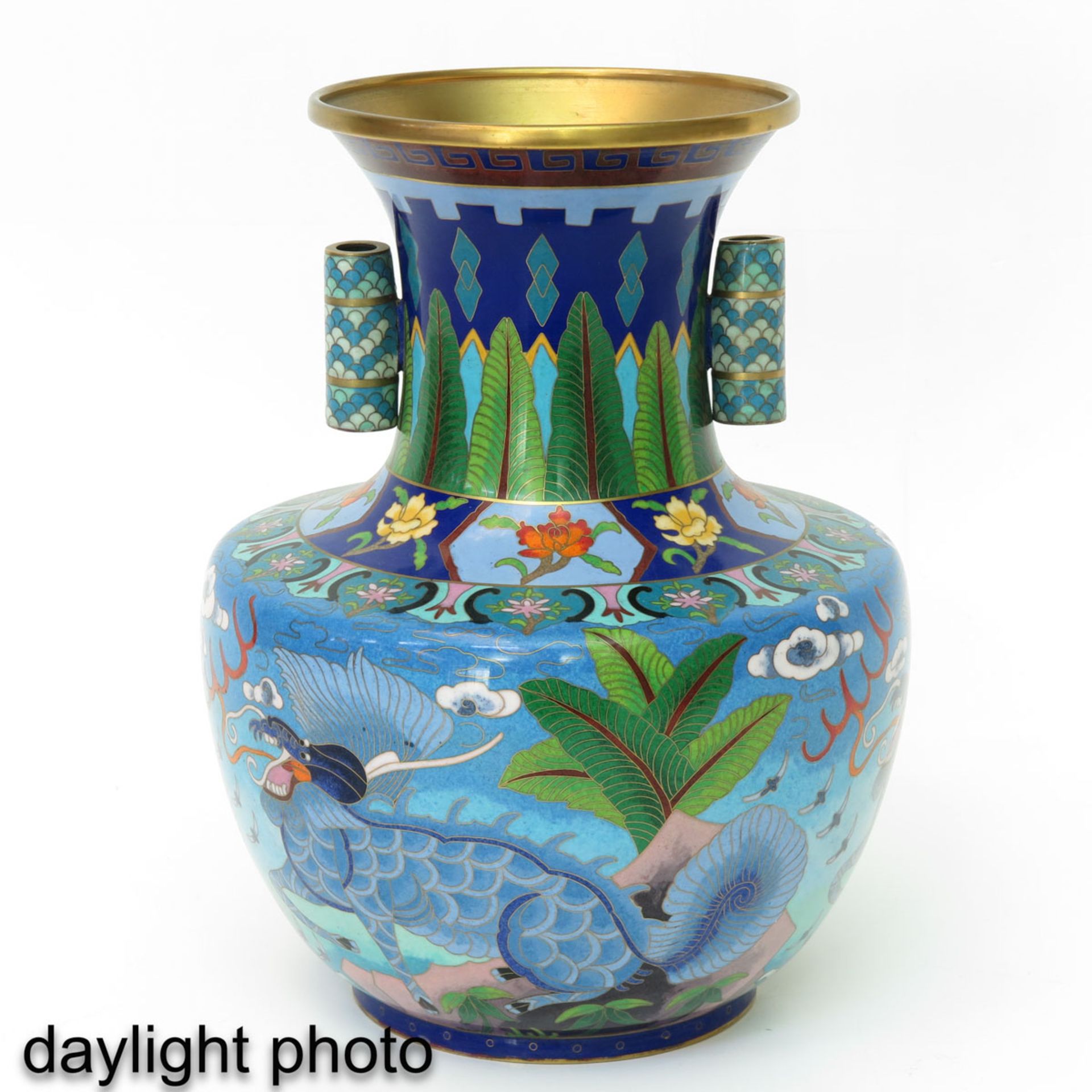 A Pair of Cloisonne Vases - Image 7 of 10