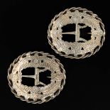 A Pair of Dutch Silver Shoe Buckles