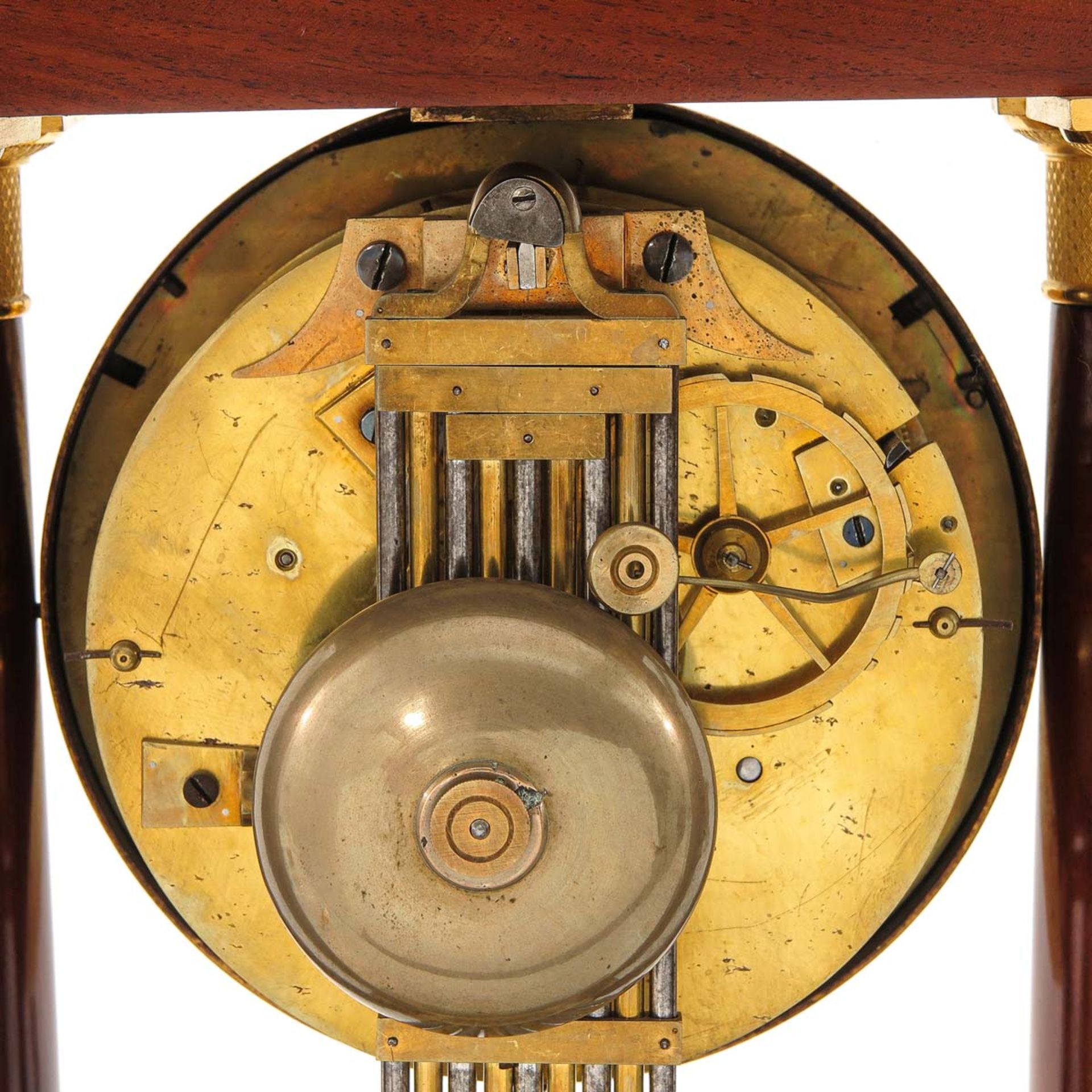An Empire Portico Clock - Bild 7 aus 9