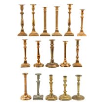 A Collection of 16 Candlesticks